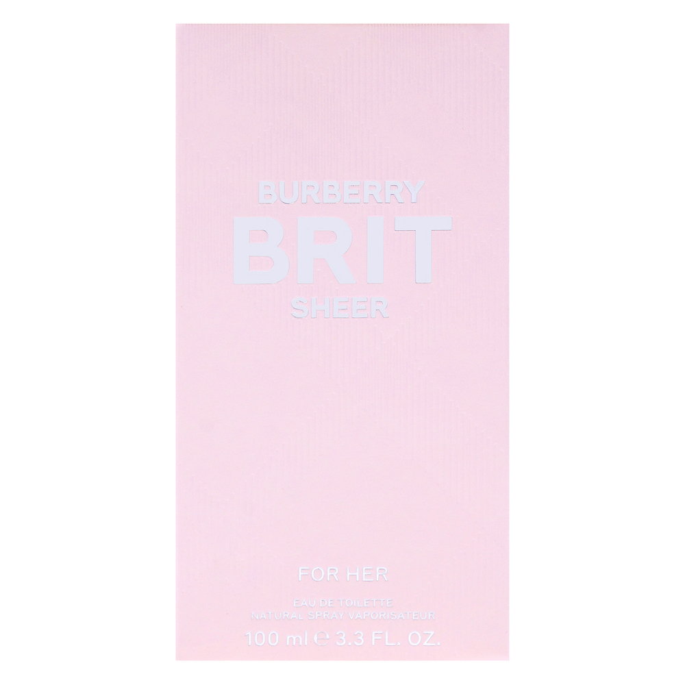 Burberry Brit Sheer by Burberry for Women 3.3 oz EDT Spray - Picture 5 of 8